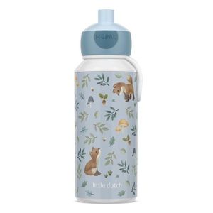 Svetlomodrá plastová detská fľaša 400 ml Forest Friends by Little Dutch – Mepal vyobraziť