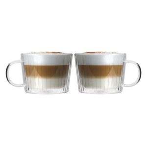 Sklenené šálky v súprave 2 ks na cappuccino 250 ml Livio Duo – Vialli Design vyobraziť
