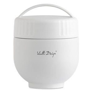 Biela termoska na jedlo z nehrdzavejúcej ocele 680 ml Fuori – Vialli Design vyobraziť