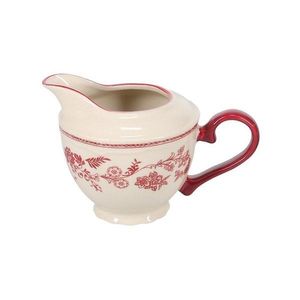 Vínovočervená/slonovinová porcelánová kanvička na mlieko 180 ml Cyril – S|P Collection vyobraziť