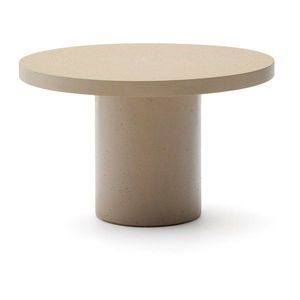 Betónový okrúhly záhradný jedálenský stôl ø 120 cm Aiguablava – Kave Home vyobraziť