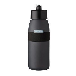Čierna plastová fľaša 500 ml Ellipse – Mepal vyobraziť