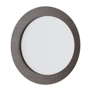 Tmavohnedé kovové LED nástenné svietidlo ø 40 cm Novae – Kave Home vyobraziť