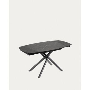Rozkladací jedálenský stôl s prídavnou doskou s keramickou doskou 100x130 cm Yodalia – Kave Home vyobraziť