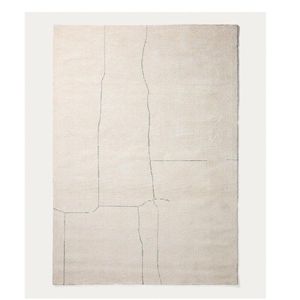 Krémovobiely ručne tkaný koberec 200x300 cm Lisdan – Kave Home vyobraziť