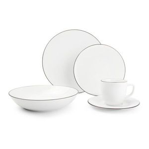 Porcelánová jedálenská súprava 20 ks pre 4 osoby Puro – Salt&Pepper vyobraziť