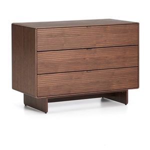 Komoda v dekore orecha v tmavo prírodnej farbe 101x75x50 cm Norlen – Kave Home vyobraziť