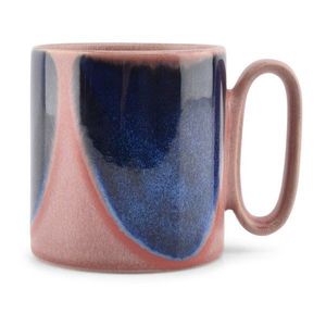 Modrý/ružový kameninový hrnček 390 ml Paint – Salt&Pepper vyobraziť