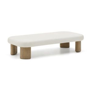 Záhradný konferenčný stolík s betónovou doskou 70x140 cm Labra – Kave Home vyobraziť