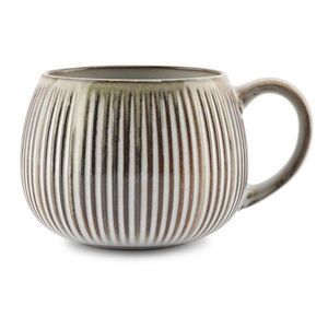Hnedý/béžový kameninový hrnček 400 ml Arto – S|P Collection vyobraziť