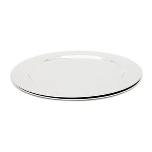 Servírovacie taniere v súprave 2 ks z nehrdzavejúcej ocele v striebornej farbe ø 33 cm Nirela – Kave Home vyobraziť
