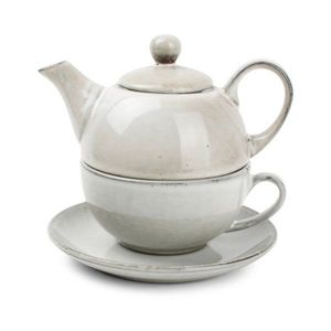 Zelená kameninová kanvica na čaj 400 ml Artisan – Salt&Pepper vyobraziť