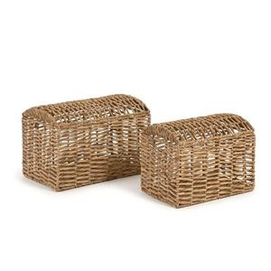 Košíky v súprave 2 ks z vodného hyacintu 60x37x40 cm Xuliana – Kave Home vyobraziť