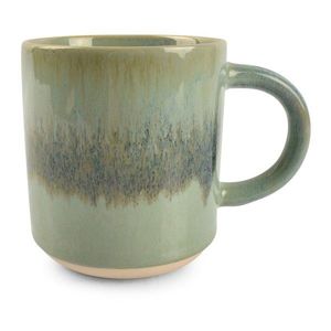 Zelený kameninový hrnček 450 ml Muggies – Salt&Pepper vyobraziť
