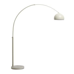 Biela stojacia lampa s kovovým tienidlom (výška 160 cm) Madali – Kave Home vyobraziť