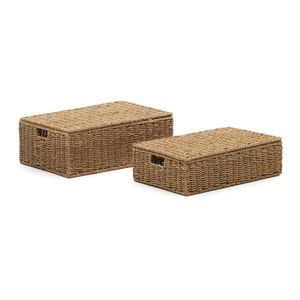Košíky v súprave 2 ks z morskej trávy 40x60x21 cm Tossa – Kave Home vyobraziť