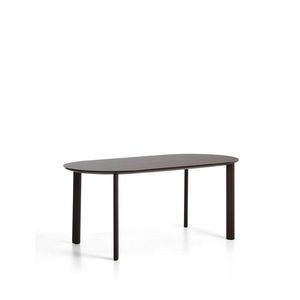 Záhradný jedálenský stôl so sklenenou doskou 90x180 cm Erice – Kave Home vyobraziť