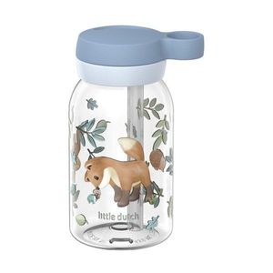 Svetlomodrá plastová detská fľaša 450 ml Forest Friends by Little Dutch – Mepal vyobraziť