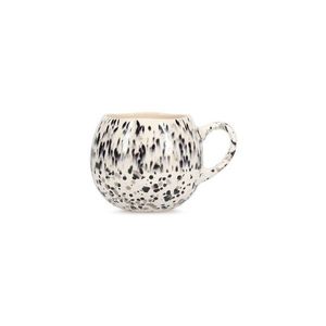 Čierno-biely kameninový hrnček 460 ml Muggies – Salt&Pepper vyobraziť