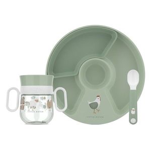 Plastová detská jedálenská súprava 3 ks Little Farm by Little Dutch – Mepal vyobraziť