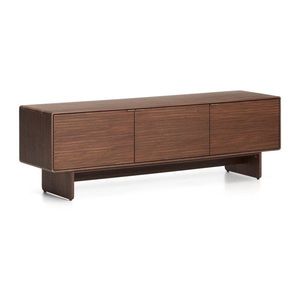 TV stolík v dekore orecha v tmavo prírodnej farbe 150x46x40 cm Norlen – Kave Home vyobraziť