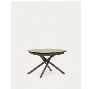 Rozkladací jedálenský stôl s prídavnou doskou s keramickou doskou 100x130 cm Yodalia – Kave Home vyobraziť