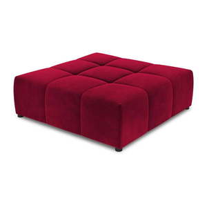 Červená zamatová podnožka Rome Velvet – Cosmopolitan Design vyobraziť