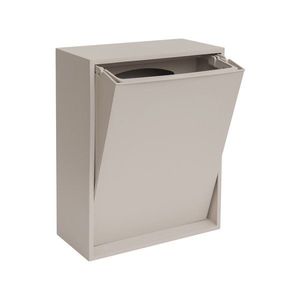 Svetlosivý odpadkový kôš na triedený odpad/nástenný z recyklovaného plastu Recycling Box – ReCollector vyobraziť