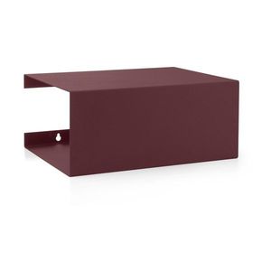 Vínovočervená poschodová oceľová polica 35 cm – ReCollector vyobraziť