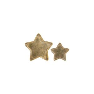 Kovová dekoratívna tácka 19x20 cm Noelle Star – Ladelle vyobraziť