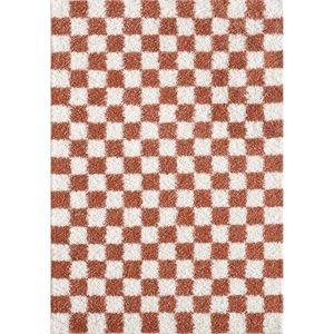 Krémovobiely/v terakotovej farbe koberec 120x170 cm Grida – ESTE vyobraziť