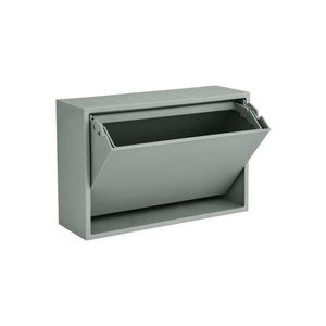 Sivomodrý nástenný odpadkový kôš z recyklovaného plastu Mini Box – ReCollector vyobraziť