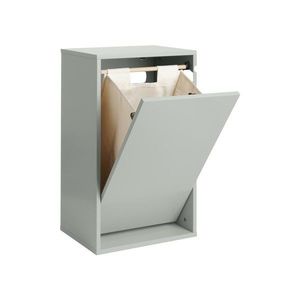 Sivomodrý nástenný kôš na bielizeň Laundry Box – ReCollector vyobraziť