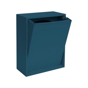 Modrý odpadkový kôš na triedený odpad/nástenný z recyklovaného plastu Recycling Box – ReCollector vyobraziť