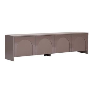 Taupe TV stolík 180x45x32 cm Aurelia – Kalune Design vyobraziť
