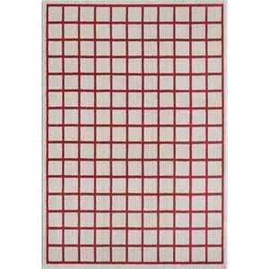 Červený/béžový koberec 160x230 cm Picnic – ESTE vyobraziť