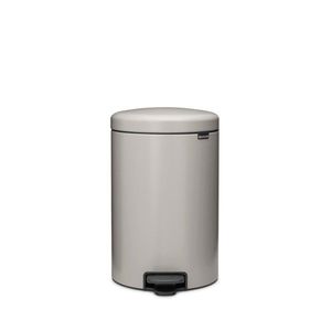 Svetlosivý pedálový oceľový odpadkový kôš 20 l NewIcon – Brabantia vyobraziť
