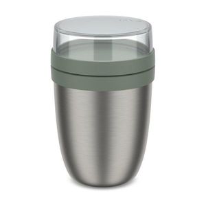 Termoska na jedlo z nehrdzavejúcej ocele v striebornej farbe/šalviová zelená 500 ml Ellipse – Mepal vyobraziť