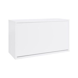 Biela výklopná/závesná skrinka na topánky 70x30x40 cm – ReCollector vyobraziť