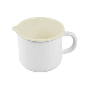 Biely hrnček 1, 12 l Enamel – Ego Dekor vyobraziť