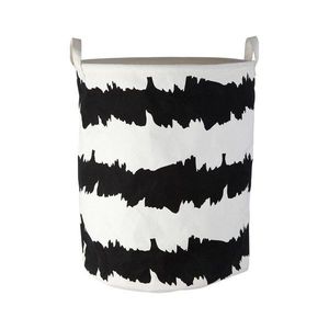 Čierno-biely látkový kôš na bielizeň Harga – Premier Housewares vyobraziť