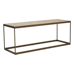 Hnedý/v prírodnej farbe konferenčný stolík s doskou v dubovom dekore 40x120 cm Grenoble – Premier Housewares vyobraziť