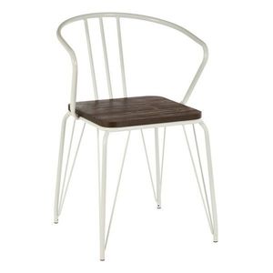 Biela/v prírodnej farbe jedálenská stolička z brestového dreva District – Premier Housewares vyobraziť