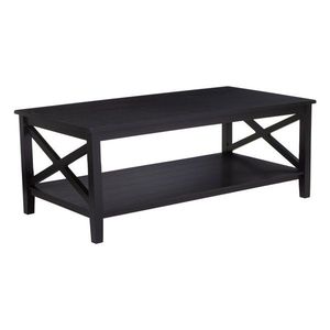 Čierny konferenčný stolík 60x120 cm Heritage – Premier Housewares vyobraziť