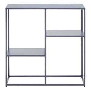 Sivý oceľový regál 80x81x26 cm Acero – Premier Housewares vyobraziť