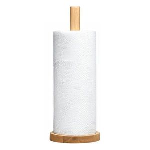 Drevený stojan na papierové utierky v prírodnej farbe ø 12 cm Soka – Premier Housewares vyobraziť
