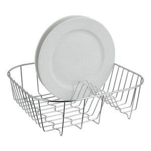 Kovový odkvapkávač v striebornej farbe 34x34 cm Laurie – Premier Housewares vyobraziť