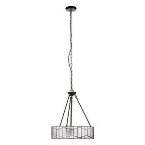 Kovové závesné svietidlo so skleneným tienidlom ø 46 cm Waldorf – Premier Housewares vyobraziť