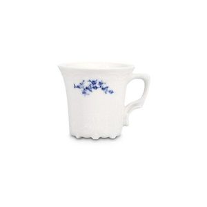 Biela/modrá porcelánová šálka na espresso 110 ml Retro – BonBistro vyobraziť