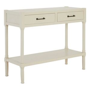 Biely konzolový stolík z borovicového dreva 35x91 cm Heritage – Premier Housewares vyobraziť
